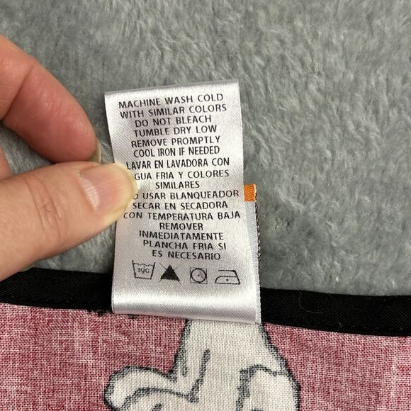 Peanuts Medical Scrub Top Snoopy Woodstock Red XL Cotton Mens/Womens Short Sleev - Picture 11 of 12